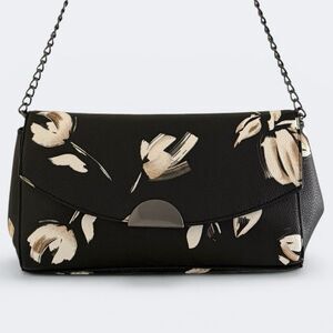 a new day Black Convertible Crossbody Clutch Handbag